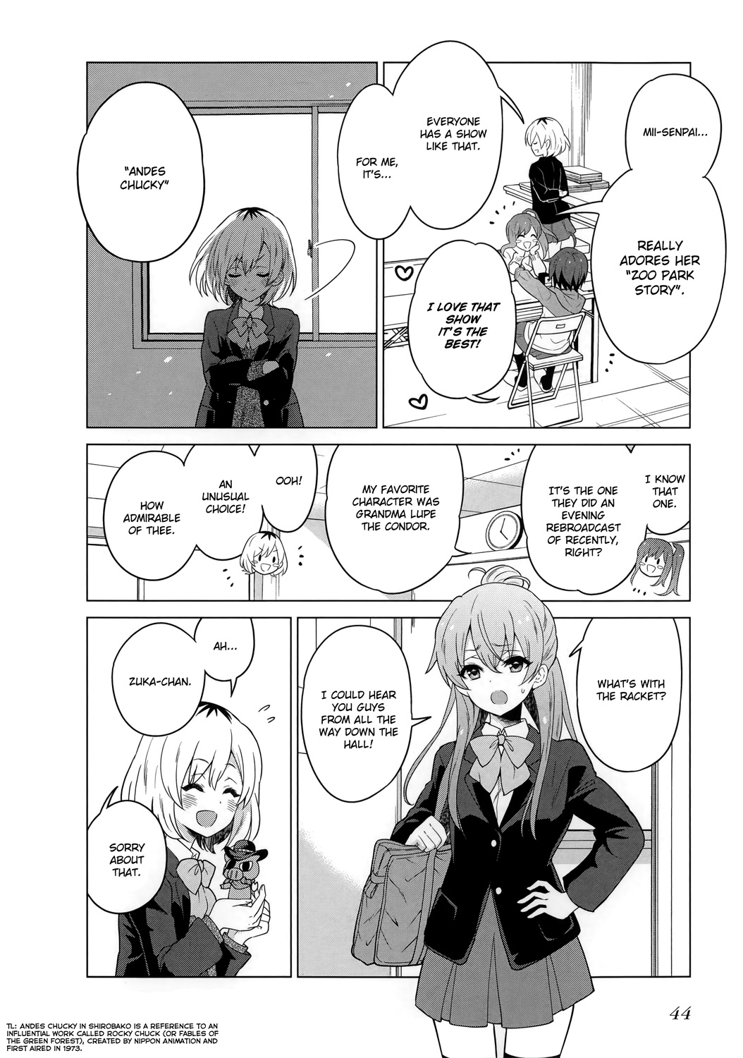Shirobako - Ueyama Koukou Animation Doukoukai Chapter 2.2 page 6 - Chapter 2 v2 : We're Having Fun But...