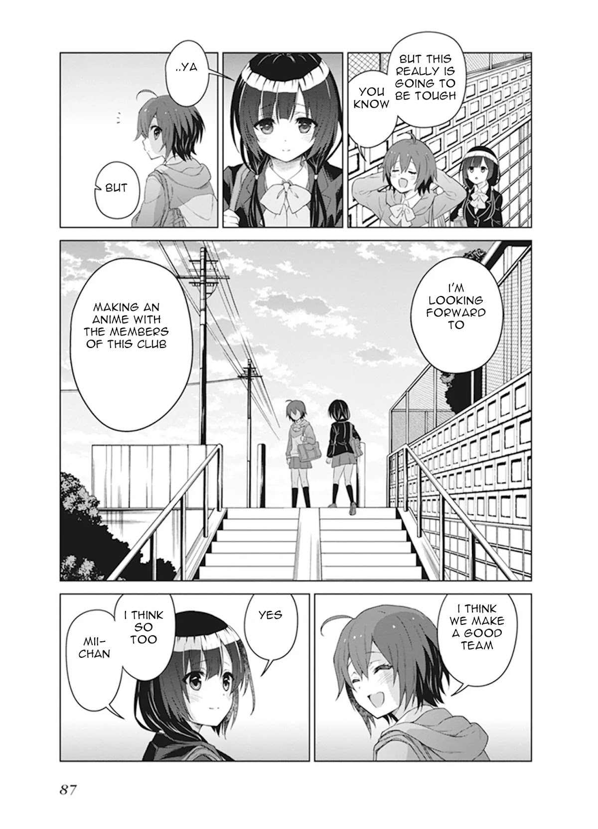Shirobako - Ueyama Koukou Animation Doukoukai Chapter 3 page 13 - Chapter 3: I can't do it by myself.