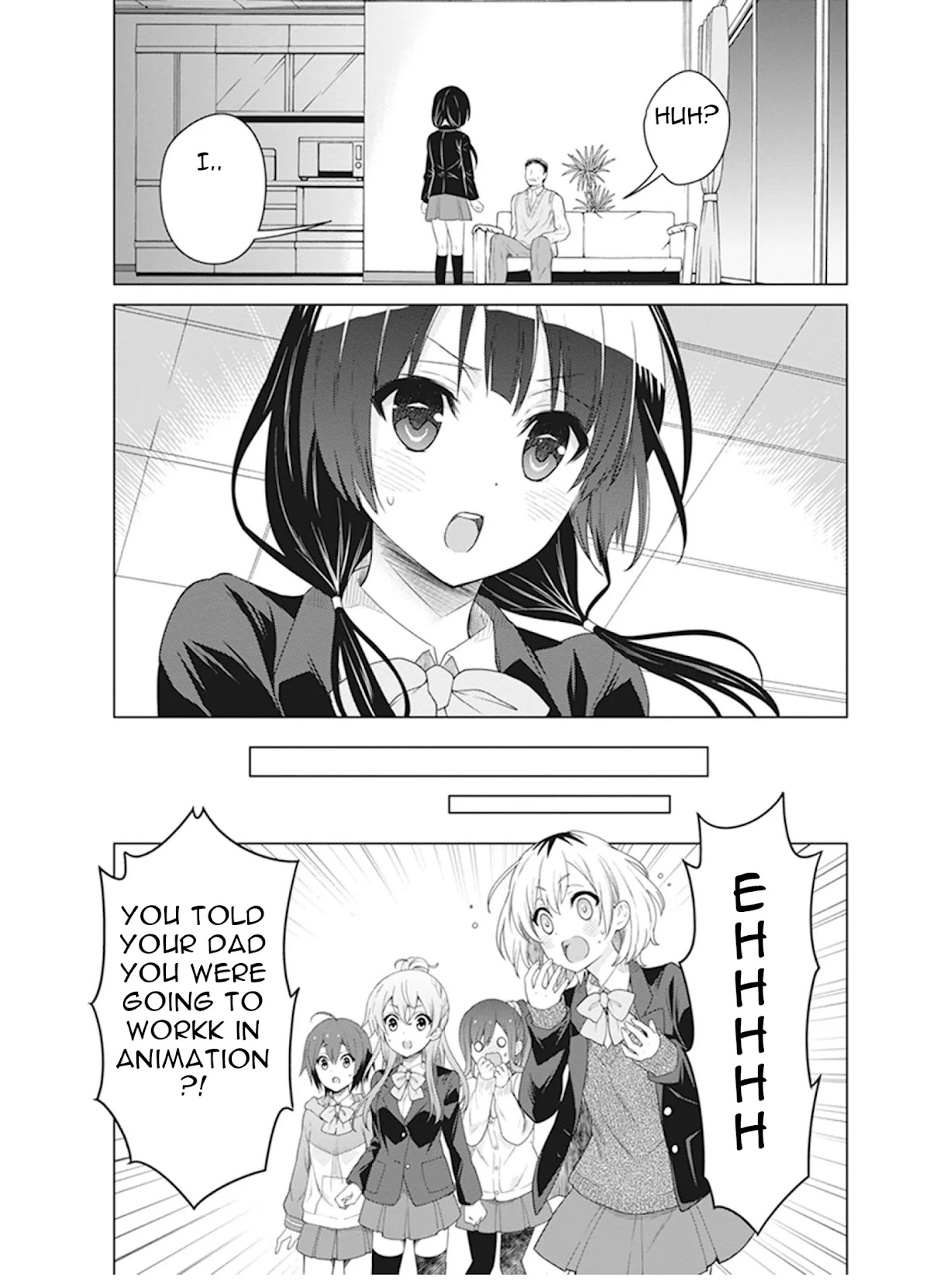 Shirobako - Ueyama Koukou Animation Doukoukai Chapter 3 page 28 - Chapter 3: I can't do it by myself.