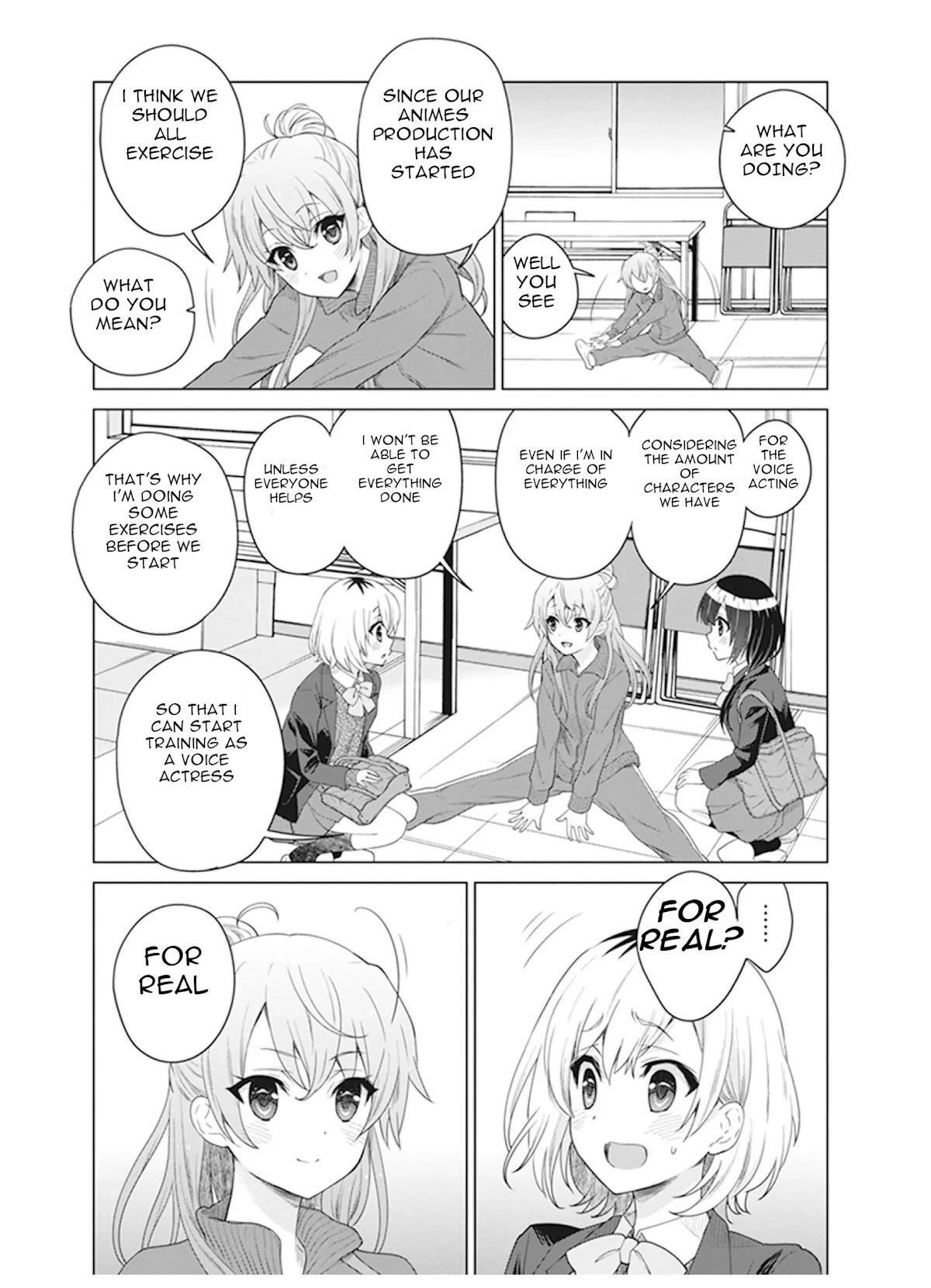 Shirobako - Ueyama Koukou Animation Doukoukai Chapter 3 page 9 - Chapter 3: I can't do it by myself.