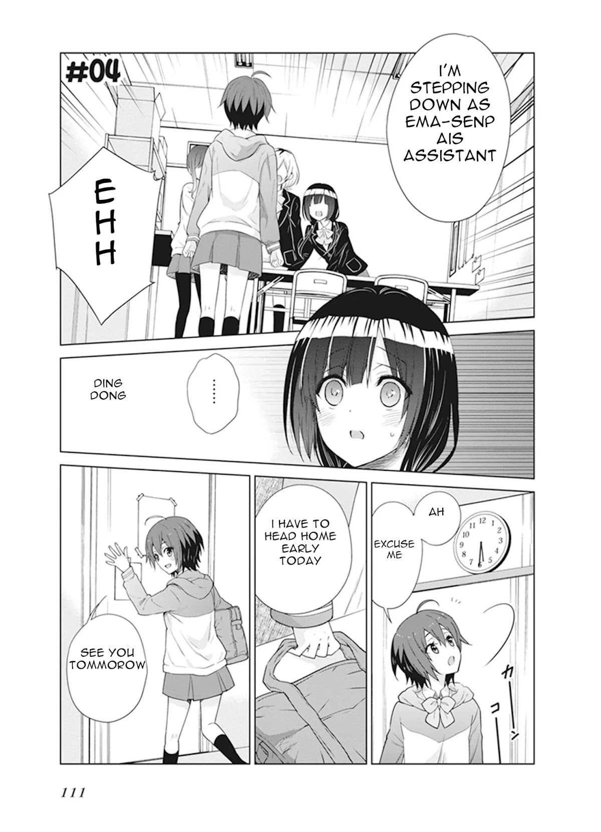 Shirobako - Ueyama Koukou Animation Doukoukai Chapter 4 page 1 - Chapter 4: It's tough but fun..