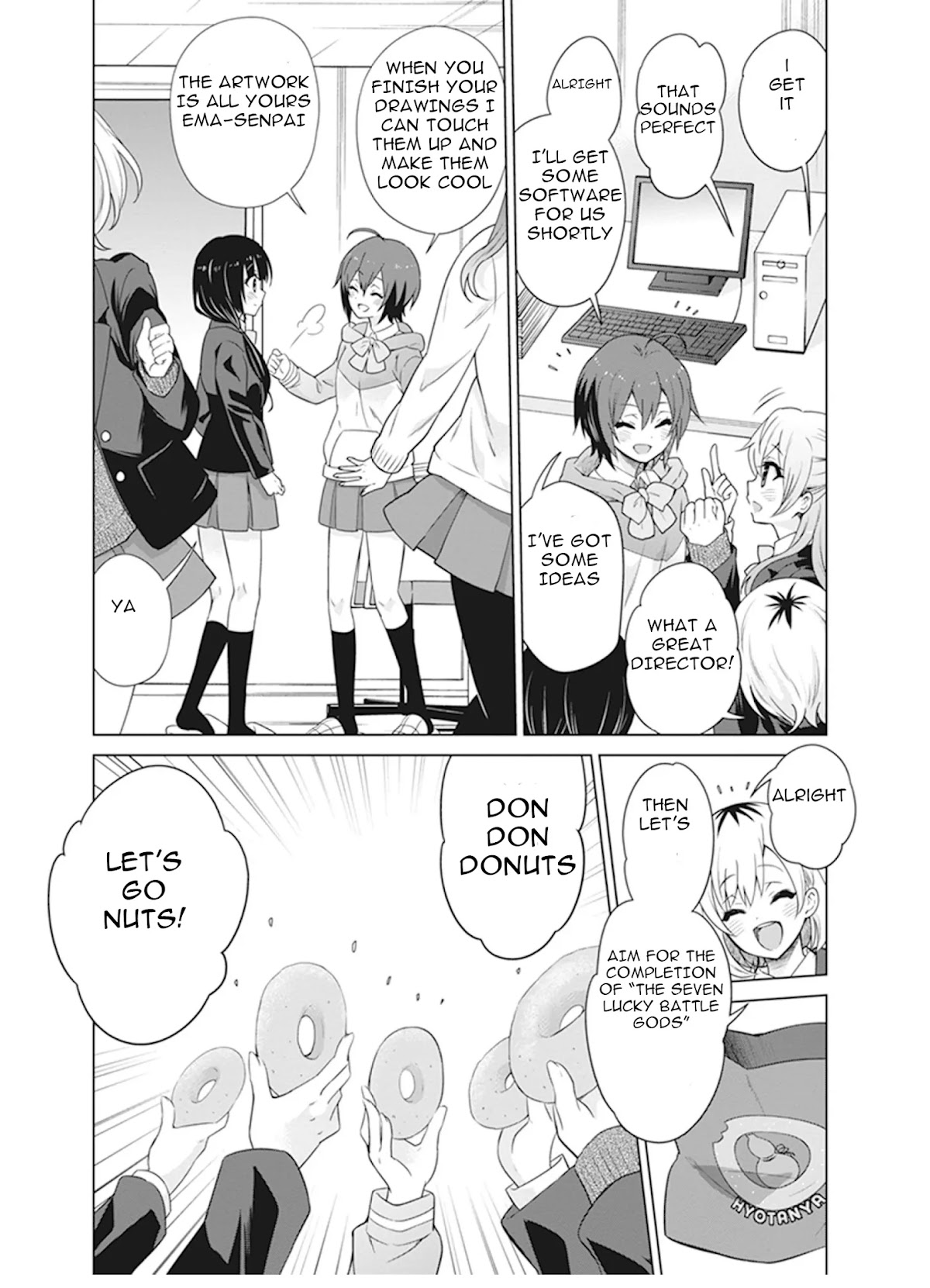 Shirobako - Ueyama Koukou Animation Doukoukai Chapter 4 page 15 - Chapter 4: It's tough but fun..