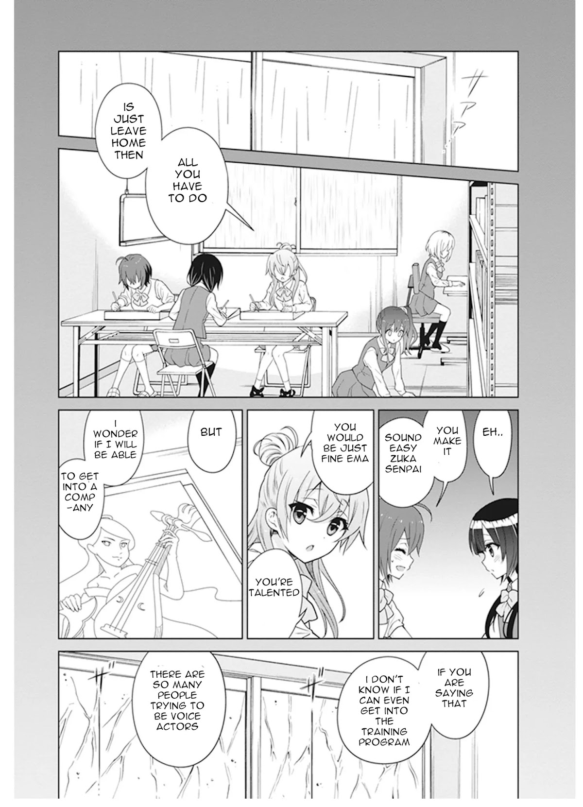 Shirobako - Ueyama Koukou Animation Doukoukai Chapter 4 page 17 - Chapter 4: It's tough but fun..