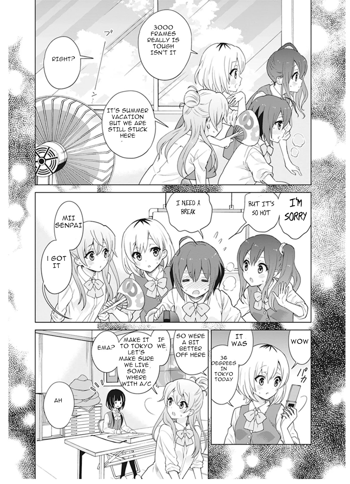 Shirobako - Ueyama Koukou Animation Doukoukai Chapter 4 page 21 - Chapter 4: It's tough but fun..