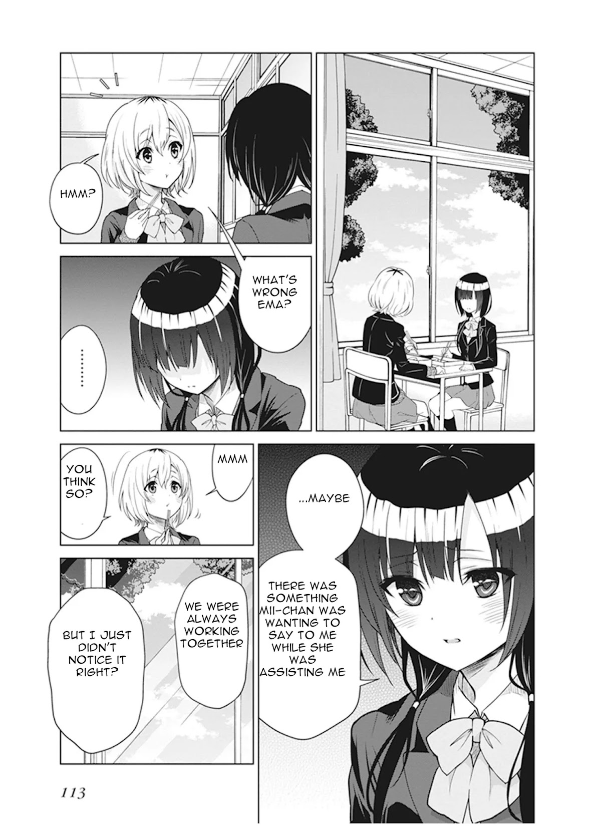 Shirobako - Ueyama Koukou Animation Doukoukai Chapter 4 page 3 - Chapter 4: It's tough but fun..