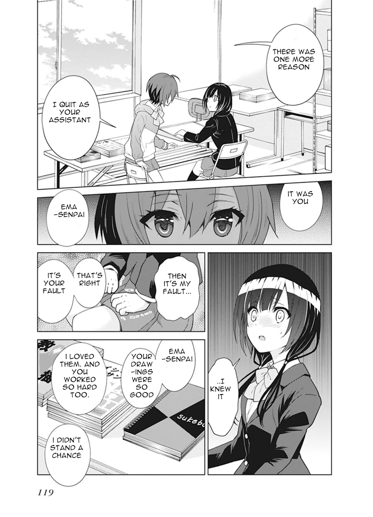 Shirobako - Ueyama Koukou Animation Doukoukai Chapter 4 page 9 - Chapter 4: It's tough but fun..
