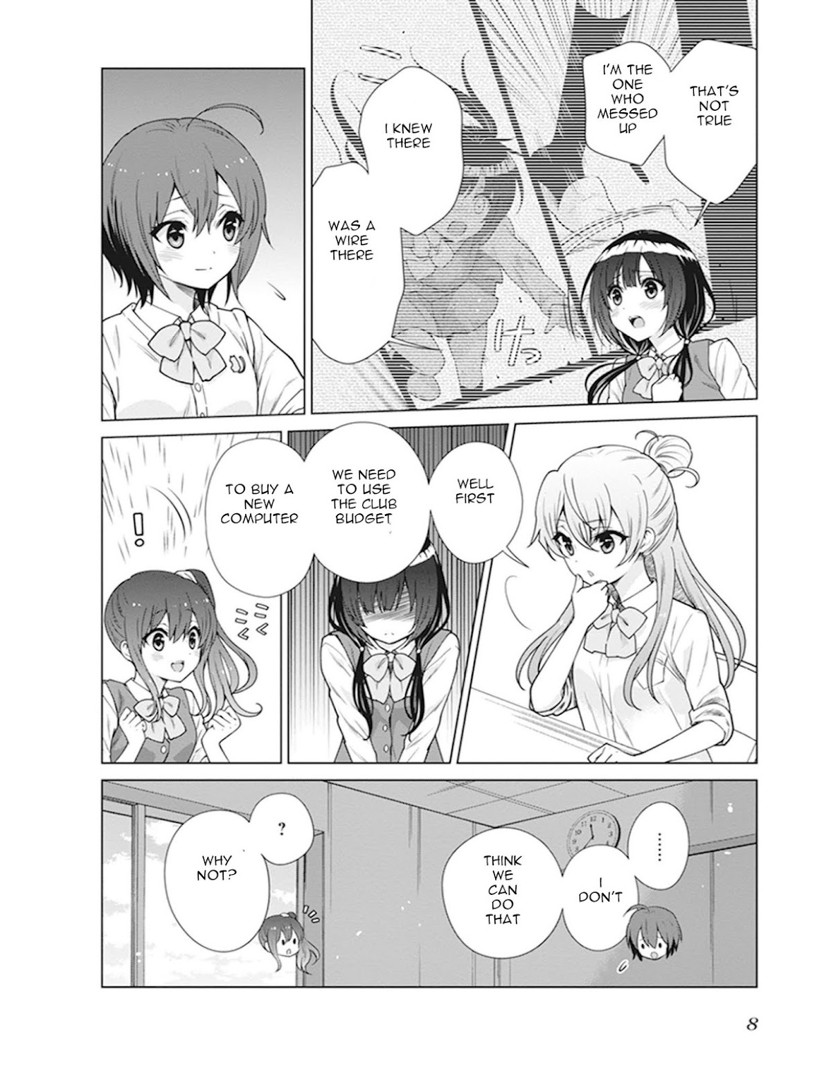 Shirobako - Ueyama Koukou Animation Doukoukai Chapter 5 page 10 - Chapter 5: I'm sad, scared, and happy