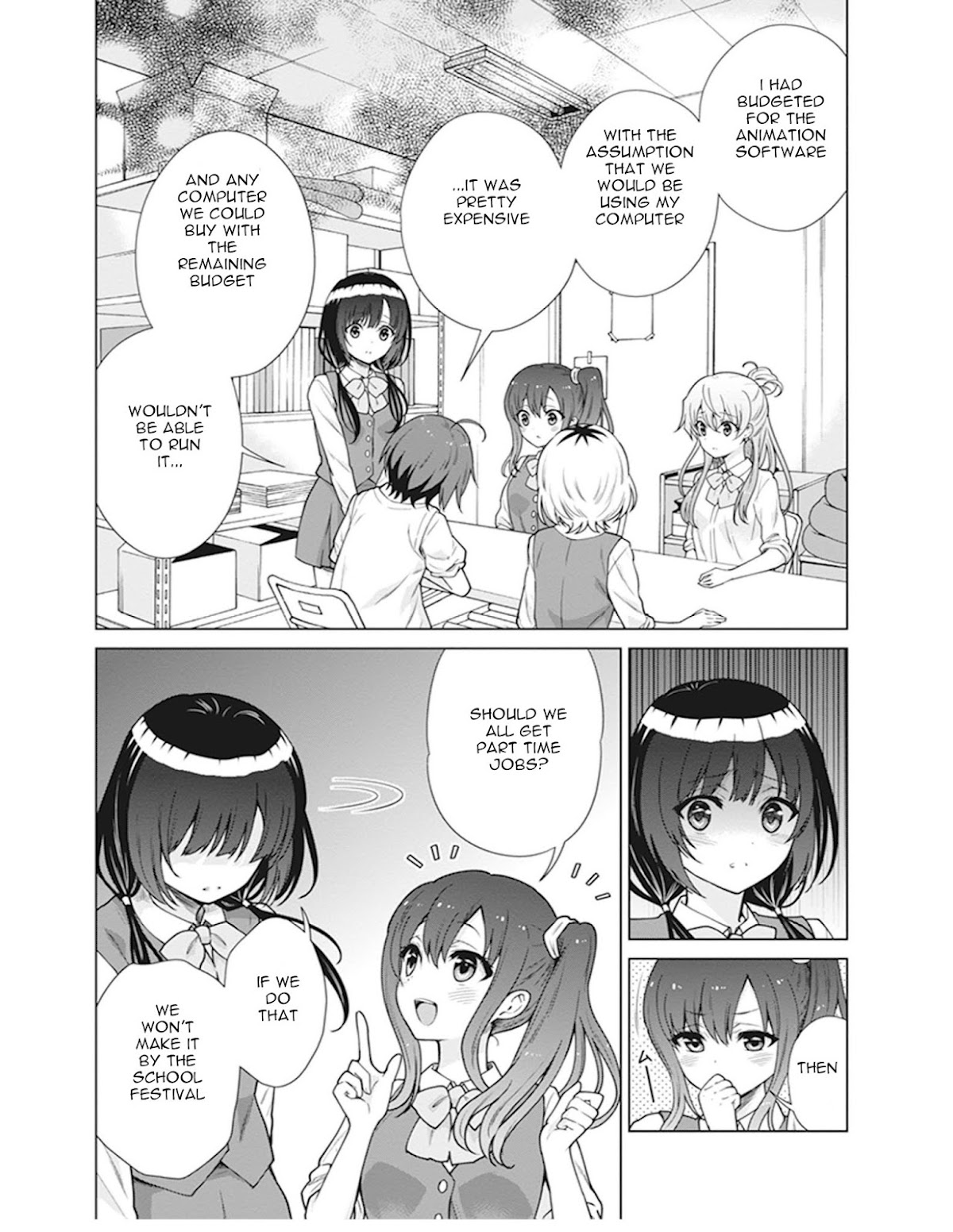 Shirobako - Ueyama Koukou Animation Doukoukai Chapter 5 page 11 - Chapter 5: I'm sad, scared, and happy