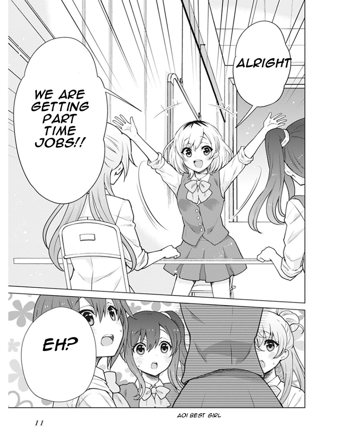 Shirobako - Ueyama Koukou Animation Doukoukai Chapter 5 page 13 - Chapter 5: I'm sad, scared, and happy