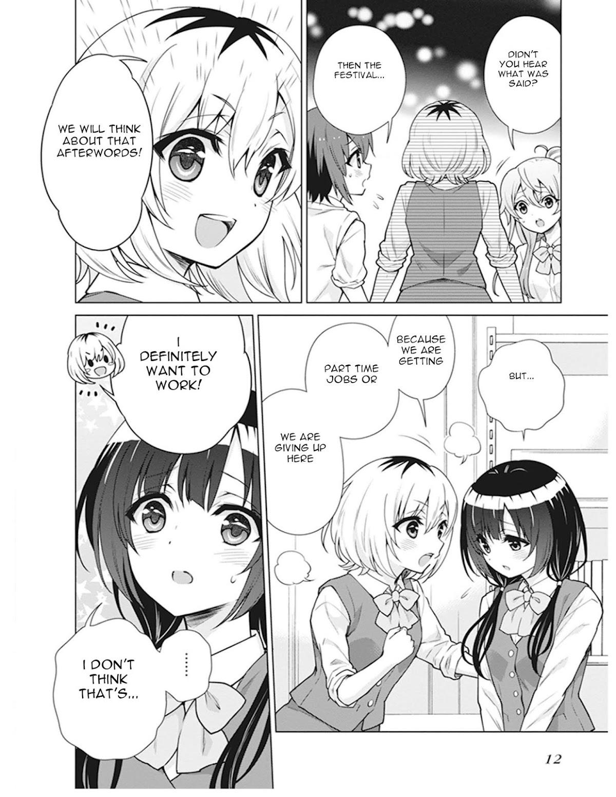 Shirobako - Ueyama Koukou Animation Doukoukai Chapter 5 page 14 - Chapter 5: I'm sad, scared, and happy