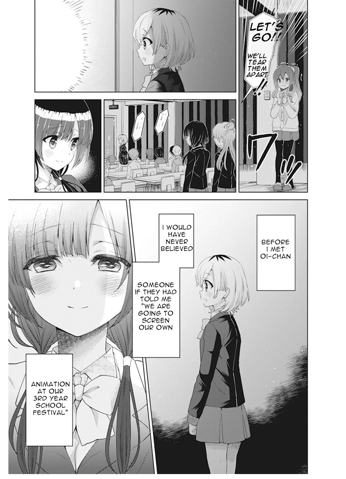 Shirobako - Ueyama Koukou Animation Doukoukai Chapter 8 page 3 - Chapter 8: Continuing.....to the end [END]