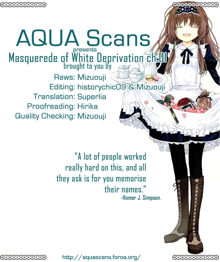 Shirodatsu no Masquerade Chapter 1 page 1 - Chapter 1
