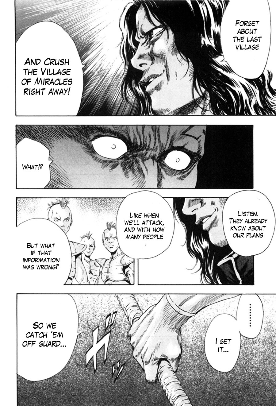 Shirogane no Seija - Hokuto no Ken Toki Gaiden Chapter 11 page 14 - Chapter 11: Villains' Smiles