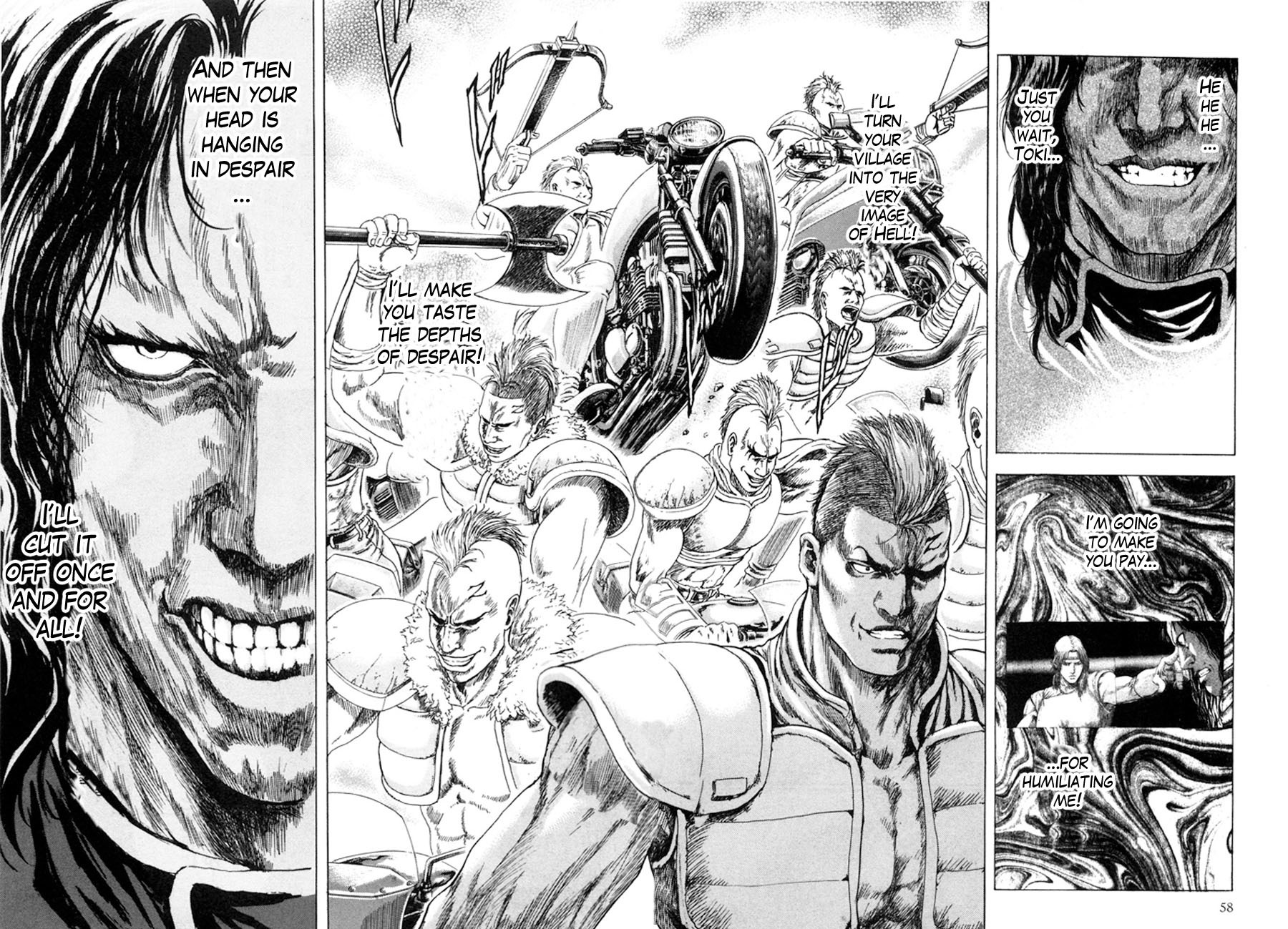 Shirogane no Seija - Hokuto no Ken Toki Gaiden Chapter 11 page 16 - Chapter 11: Villains' Smiles