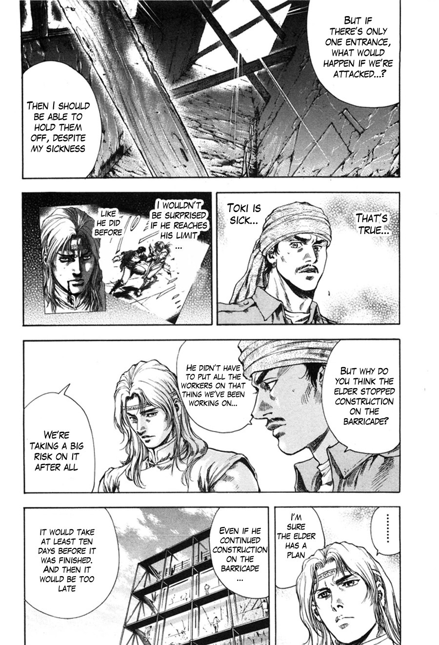 Shirogane no Seija - Hokuto no Ken Toki Gaiden Chapter 11 page 8 - Chapter 11: Villains' Smiles