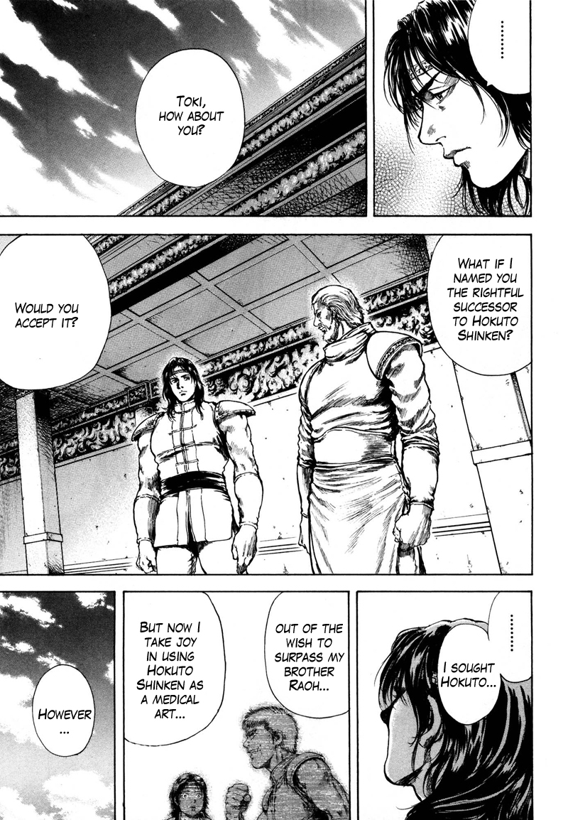 Shirogane no Seija - Hokuto no Ken Toki Gaiden Chapter 32 page 5 - Chapter 32: Tales of the Past: He Who Seeks Hokuto...