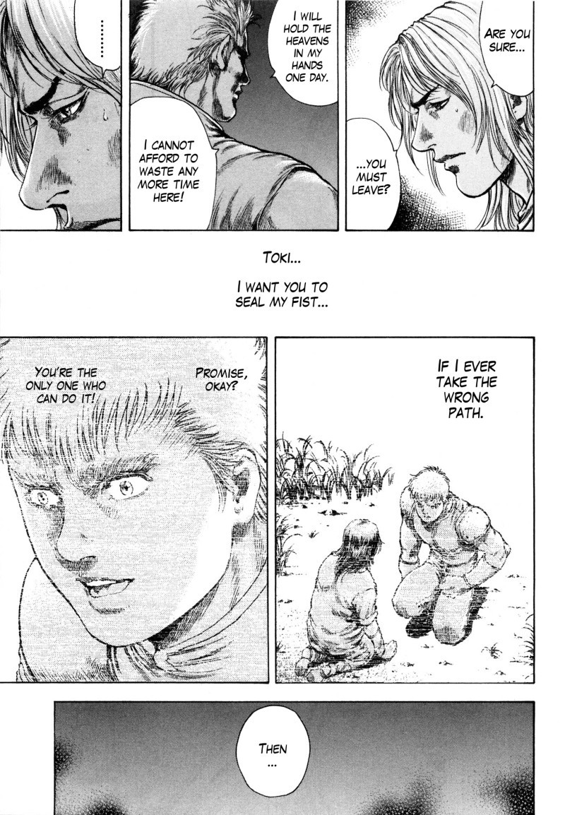Shirogane no Seija - Hokuto no Ken Toki Gaiden Chapter 37 page 11 - Chapter 37: Tales of the Past: Each on His Own Road