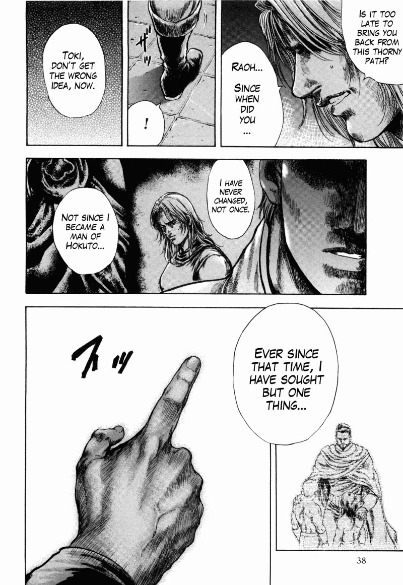 Shirogane no Seija - Hokuto no Ken Toki Gaiden Chapter 37 page 14 - Chapter 37: Tales of the Past: Each on His Own Road