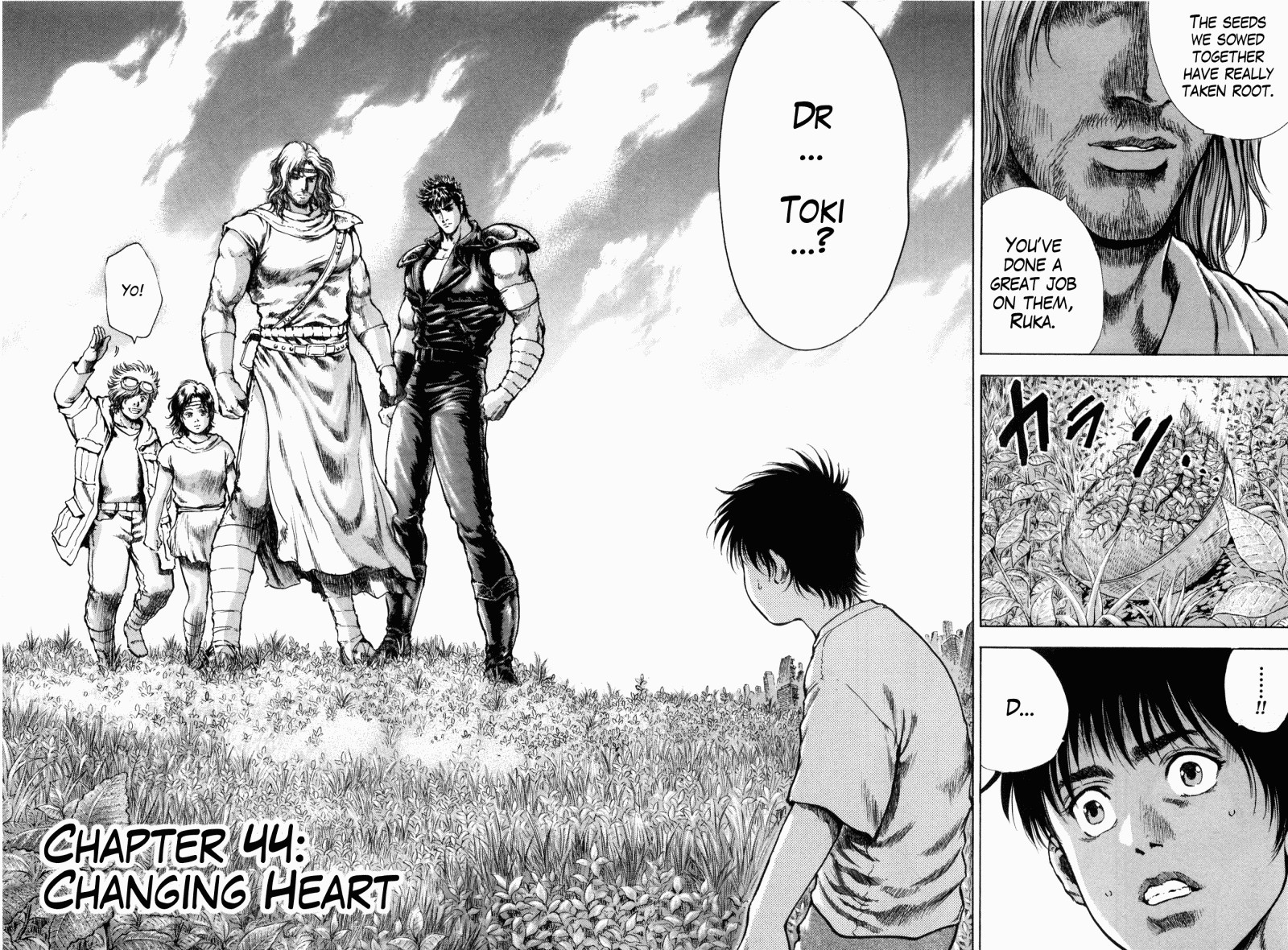 Shirogane no Seija - Hokuto no Ken Toki Gaiden Chapter 44 page 2 - Chapter 44: Changing Heart