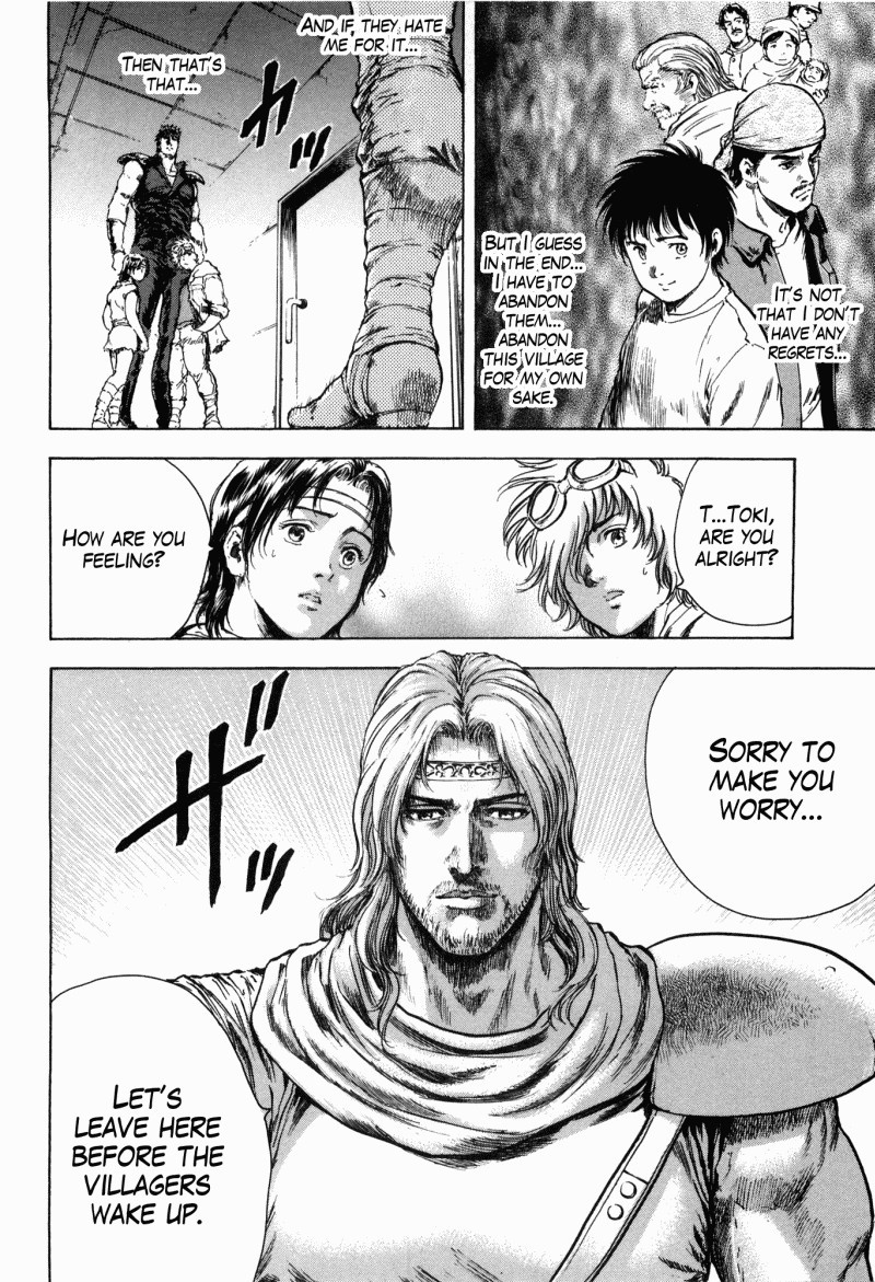 Shirogane no Seija - Hokuto no Ken Toki Gaiden Chapter 46 page 10 - Chapter 46: Setting Out and Parting...