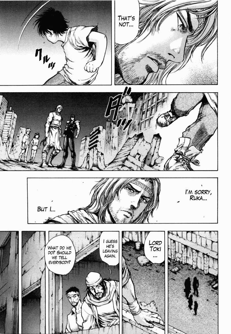 Shirogane no Seija - Hokuto no Ken Toki Gaiden Chapter 46 page 5 - Chapter 46: Setting Out and Parting...