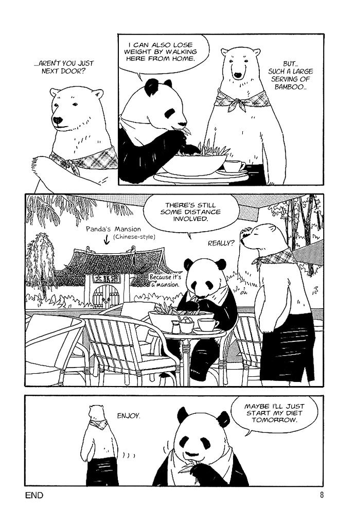 Shirokuma Cafe Chapter 1 page 10 - Chapter 1 : Series Debut