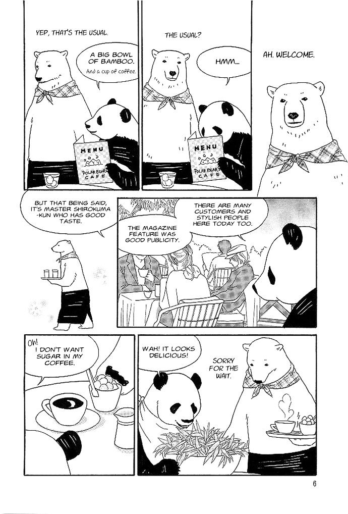 Shirokuma Cafe Chapter 1 page 8 - Chapter 1 : Series Debut