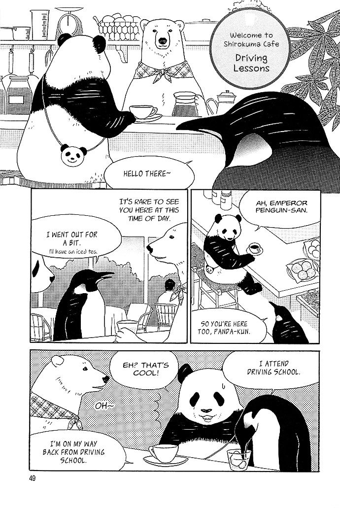 Shirokuma Cafe Chapter 10 page 2 - Chapter 10 : Driving Lessons