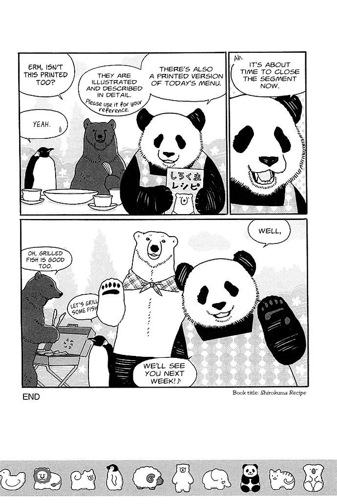 Shirokuma Cafe Chapter 23 page 10 - Chapter 23 : Shirokuma-kun's Day Off (BBQ Edition)