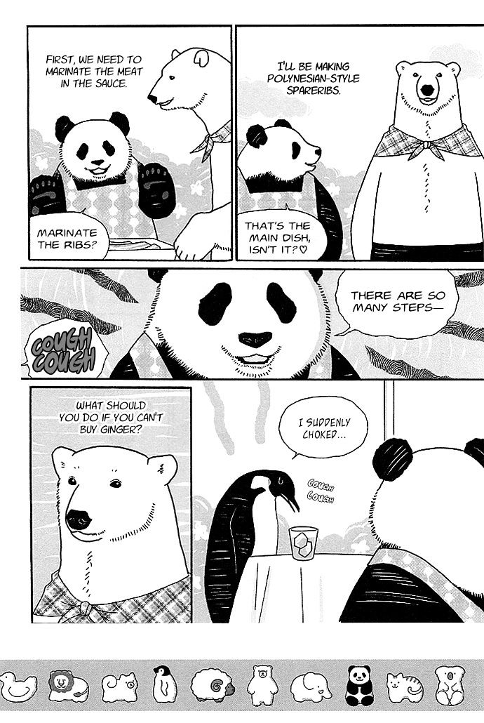 Shirokuma Cafe Chapter 23 page 6 - Chapter 23 : Shirokuma-kun's Day Off (BBQ Edition)