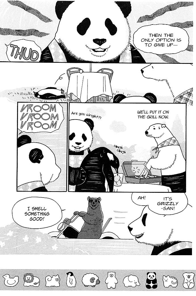 Shirokuma Cafe Chapter 23 page 7 - Chapter 23 : Shirokuma-kun's Day Off (BBQ Edition)