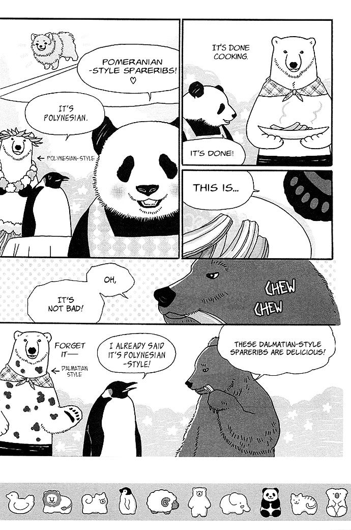 Shirokuma Cafe Chapter 23 page 9 - Chapter 23 : Shirokuma-kun's Day Off (BBQ Edition)