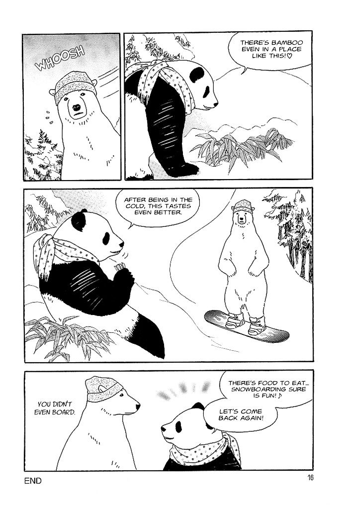 Shirokuma Cafe Chapter 3 page 5 - Chapter 3 : Snowboarding