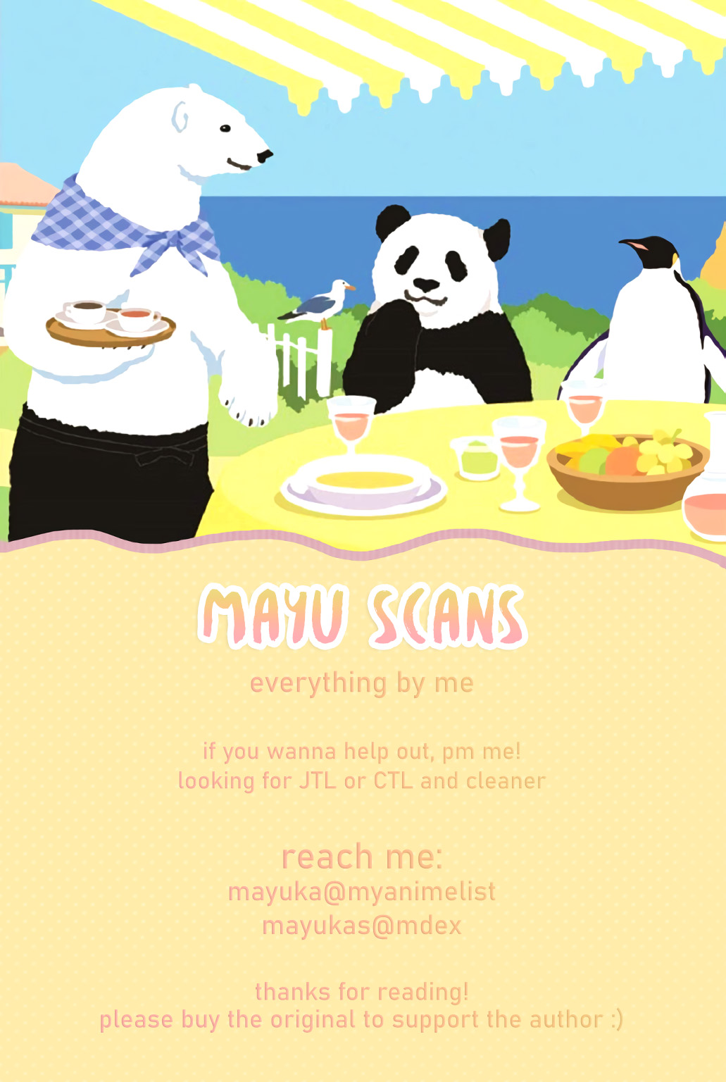 Shirokuma Cafe Chapter 56 page 1 - Chapter 56