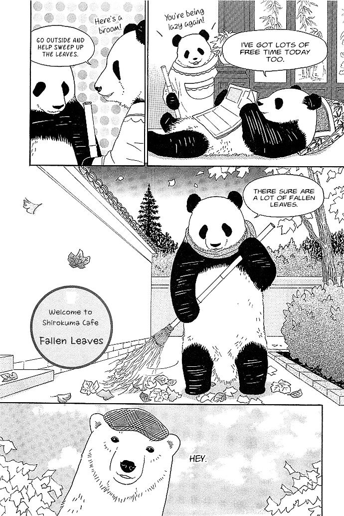 Shirokuma Cafe Chapter 8 page 2 - Chapter 8 : Fallen Leaves