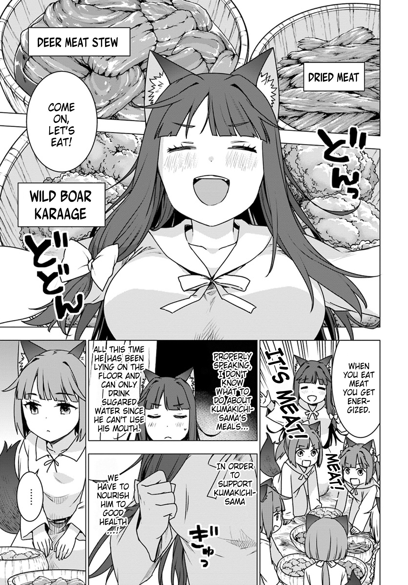 Shirokuma Tensei Chapter 15 page 8 - Chapter 15: Eating Habits