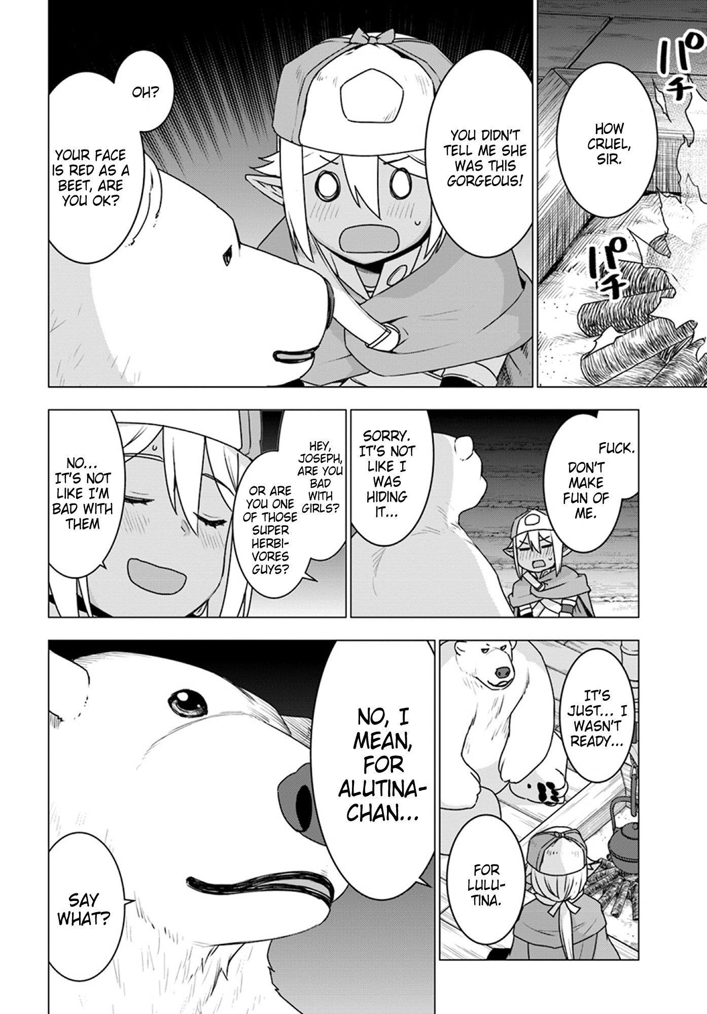 Shirokuma Tensei Chapter 16 page 14 - Chapter 16: Hospitality to the Dark Elf