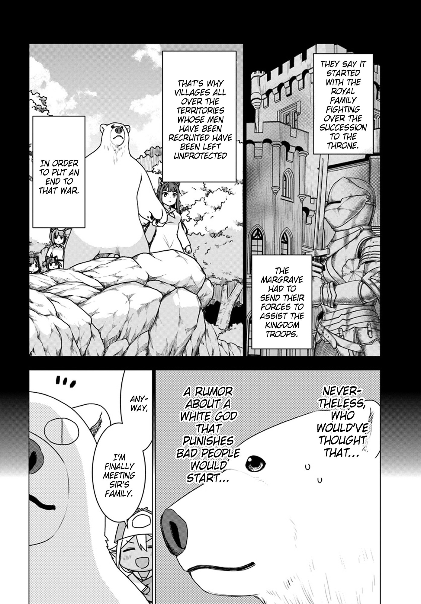 Shirokuma Tensei Chapter 16 page 4 - Chapter 16: Hospitality to the Dark Elf