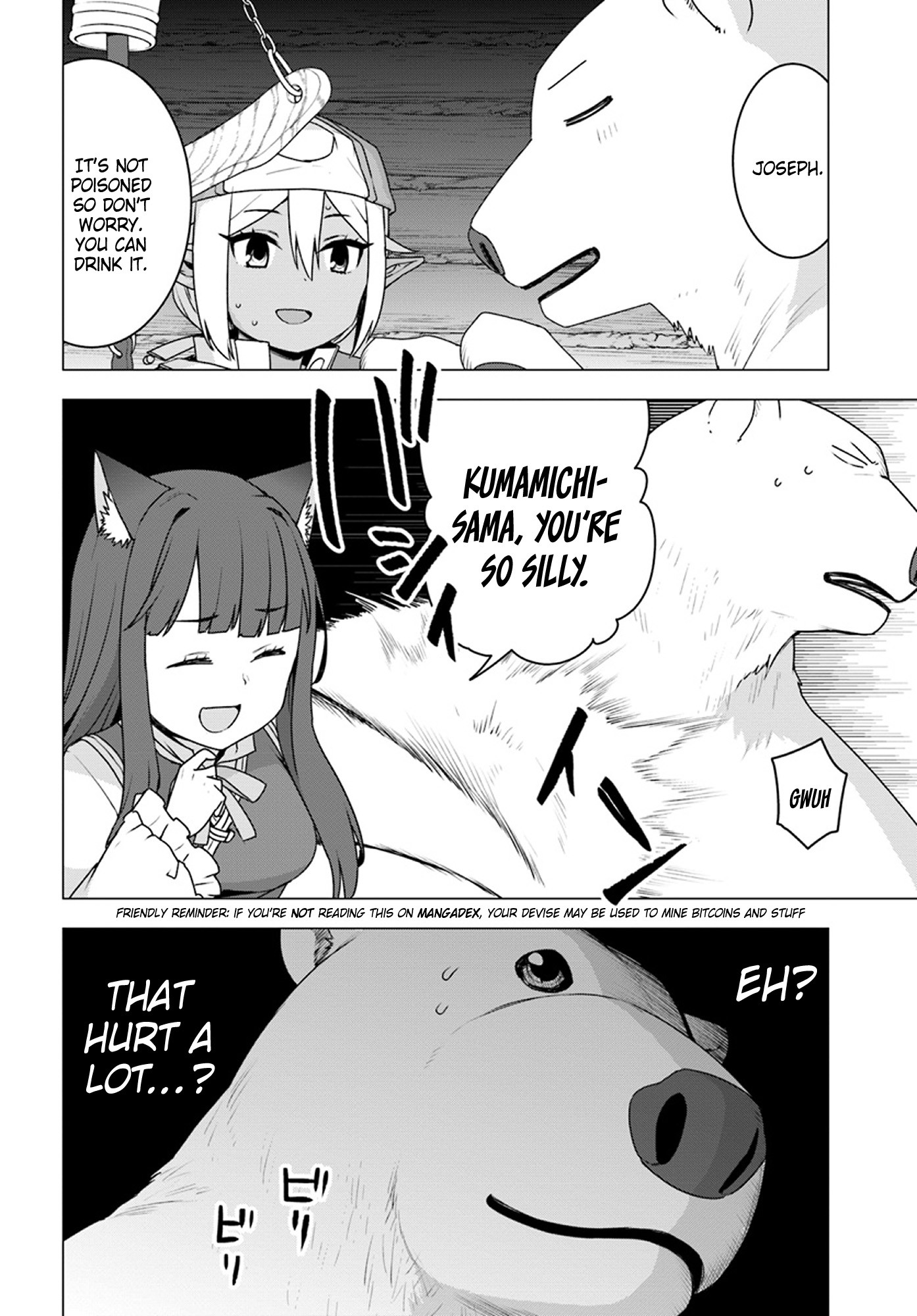 Shirokuma Tensei Chapter 16 page 8 - Chapter 16: Hospitality to the Dark Elf