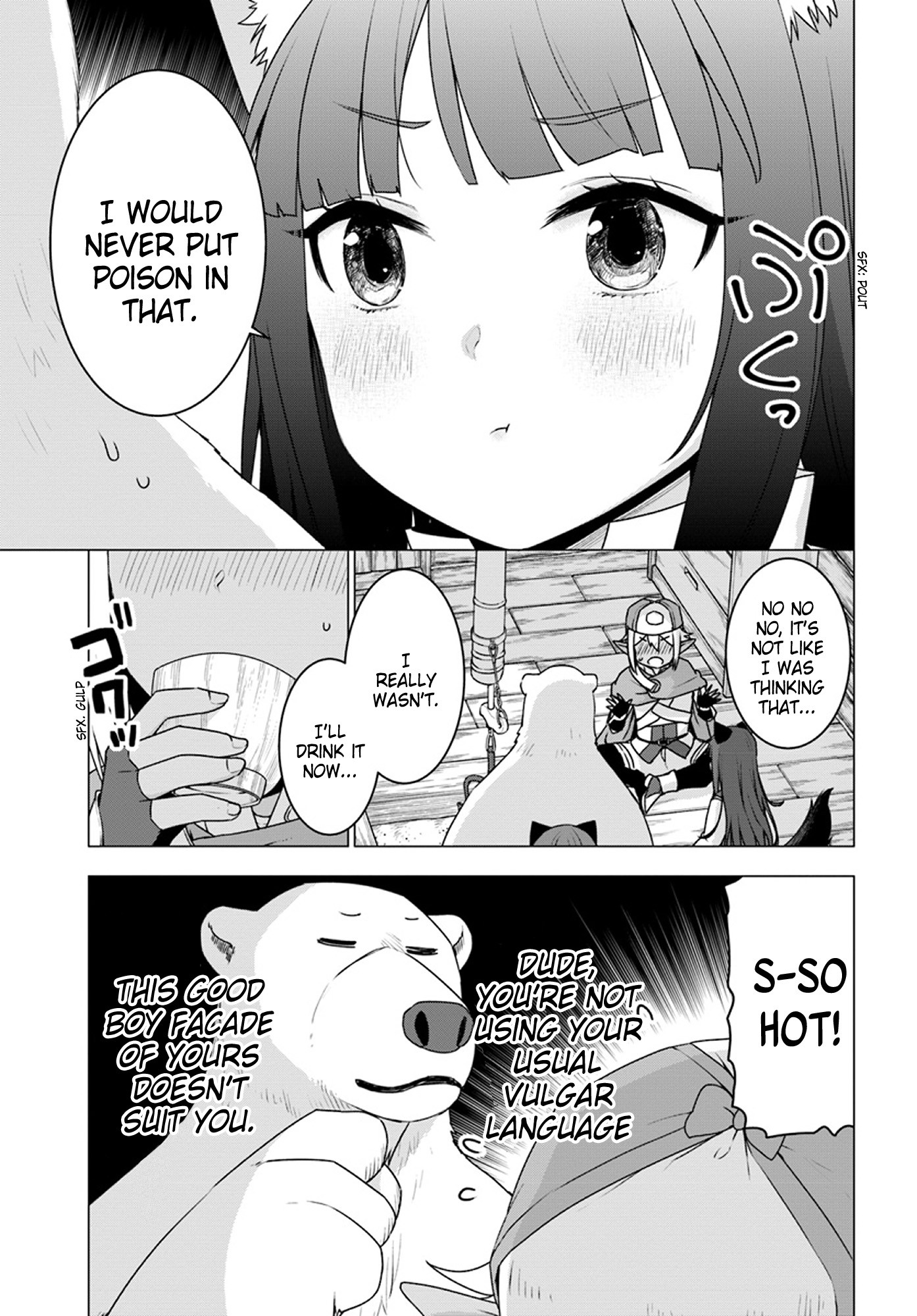 Shirokuma Tensei Chapter 16 page 9 - Chapter 16: Hospitality to the Dark Elf
