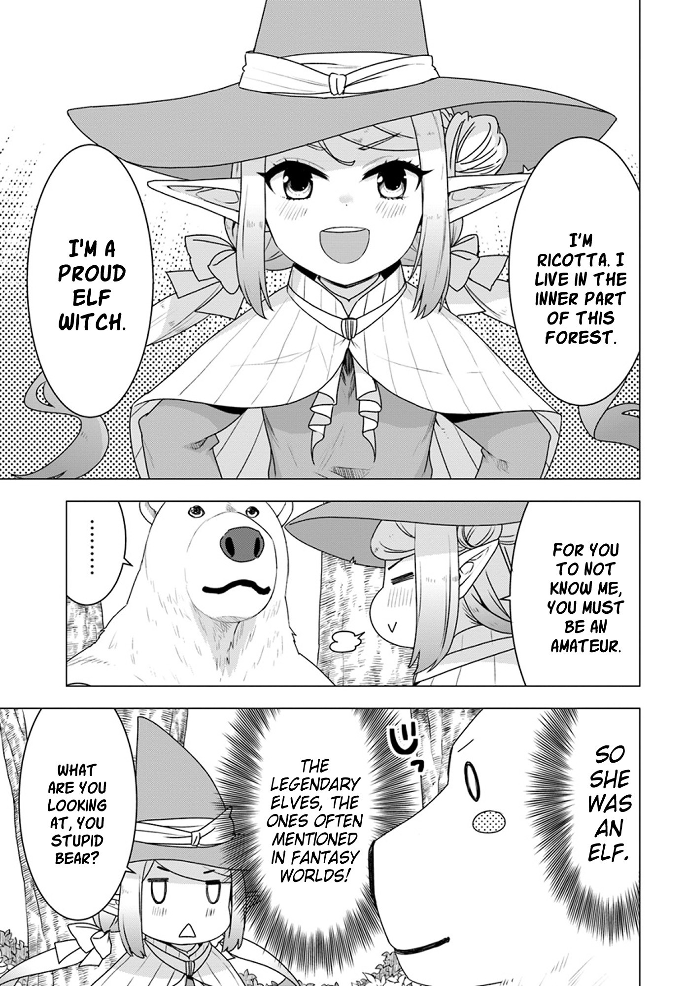 Shirokuma Tensei Chapter 17 page 11 - Chapter 17: Little Elf Witch Appears