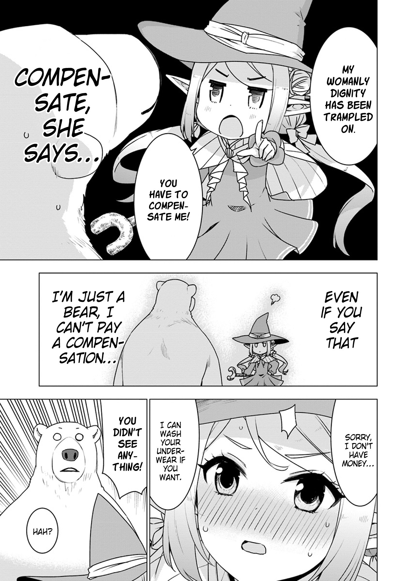 Shirokuma Tensei Chapter 17 page 13 - Chapter 17: Little Elf Witch Appears