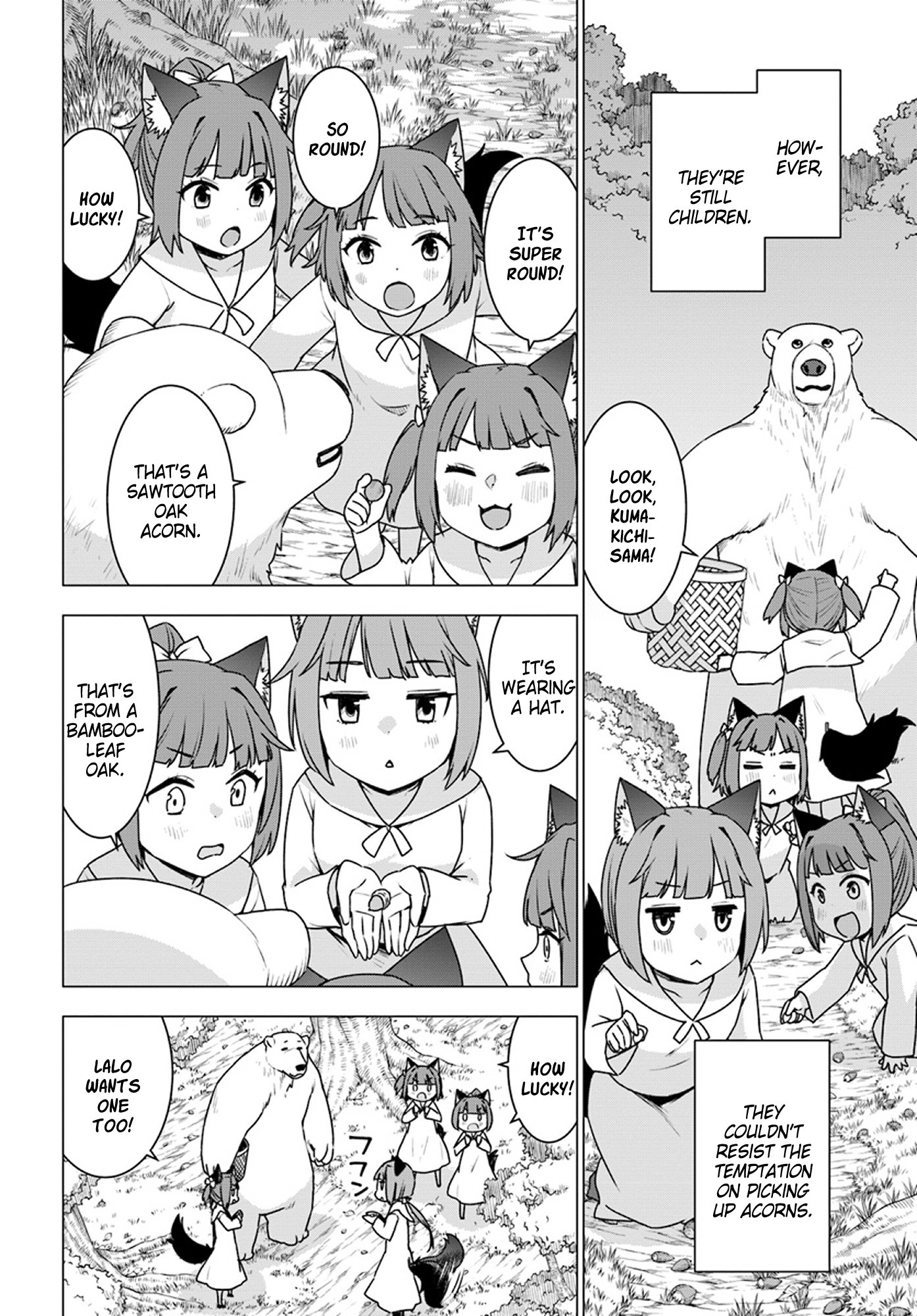 Shirokuma Tensei Chapter 19 page 4 - Chapter 19: Acorn Harvesting