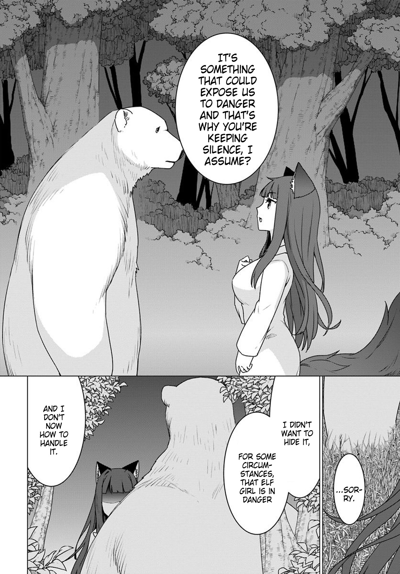 Shirokuma Tensei Chapter 24 page 22 - Chapter 24: Lost Path