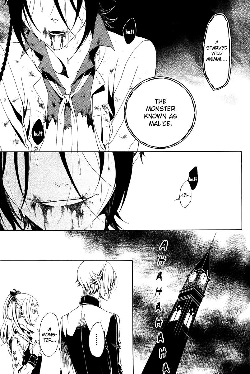 Shirokuro Kitan Chapter 8 page 18 - Chapter 8: Bloody Creatures, Toy Soldiers (Scene.II)