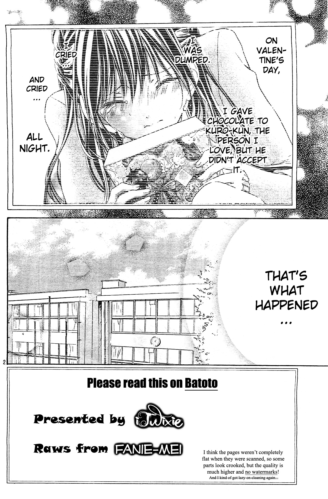 Shirokuro-kun to Anzu-chan. Chapter 3.2 page 2 - Chapter 3 v2 : [End]