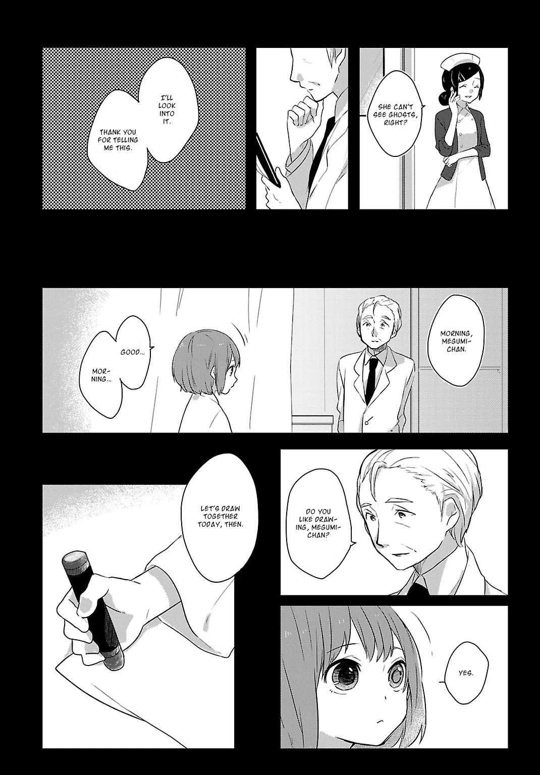 Shiryoku Kensa Chapter 4 page 13 - Chapter 4: Not a Word to Anyone
