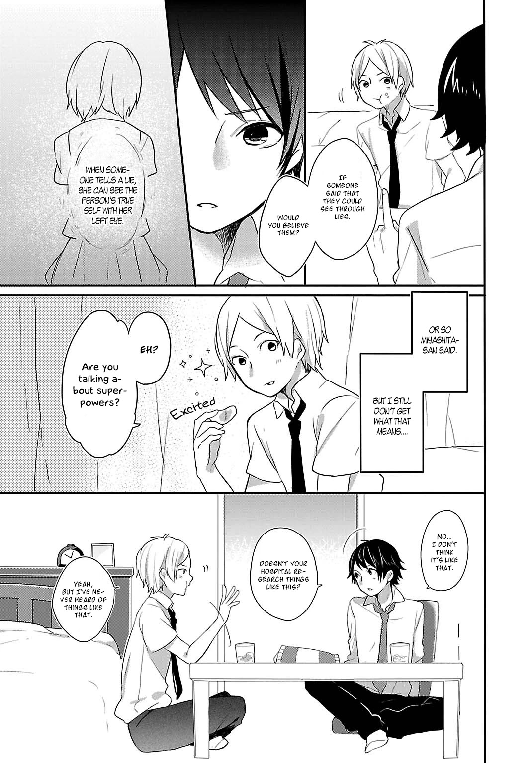 Shiryoku Kensa Chapter 5 page 4 - Chapter 5: A Time of Secrets