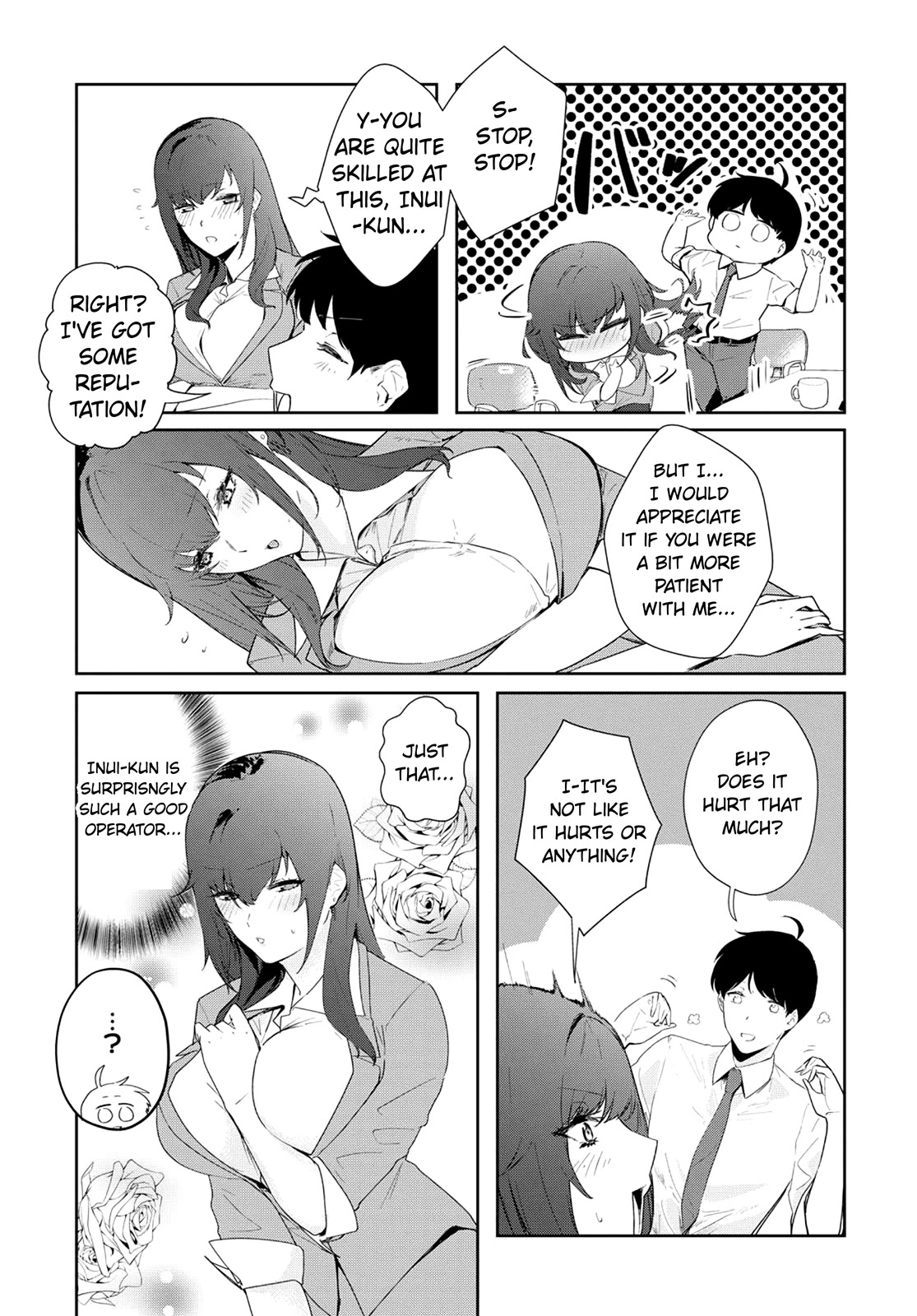 Shishidou-san ni Shikararetai Chapter 11 page 6 - Chapter 11: It seems the invincible director can also get tired...?