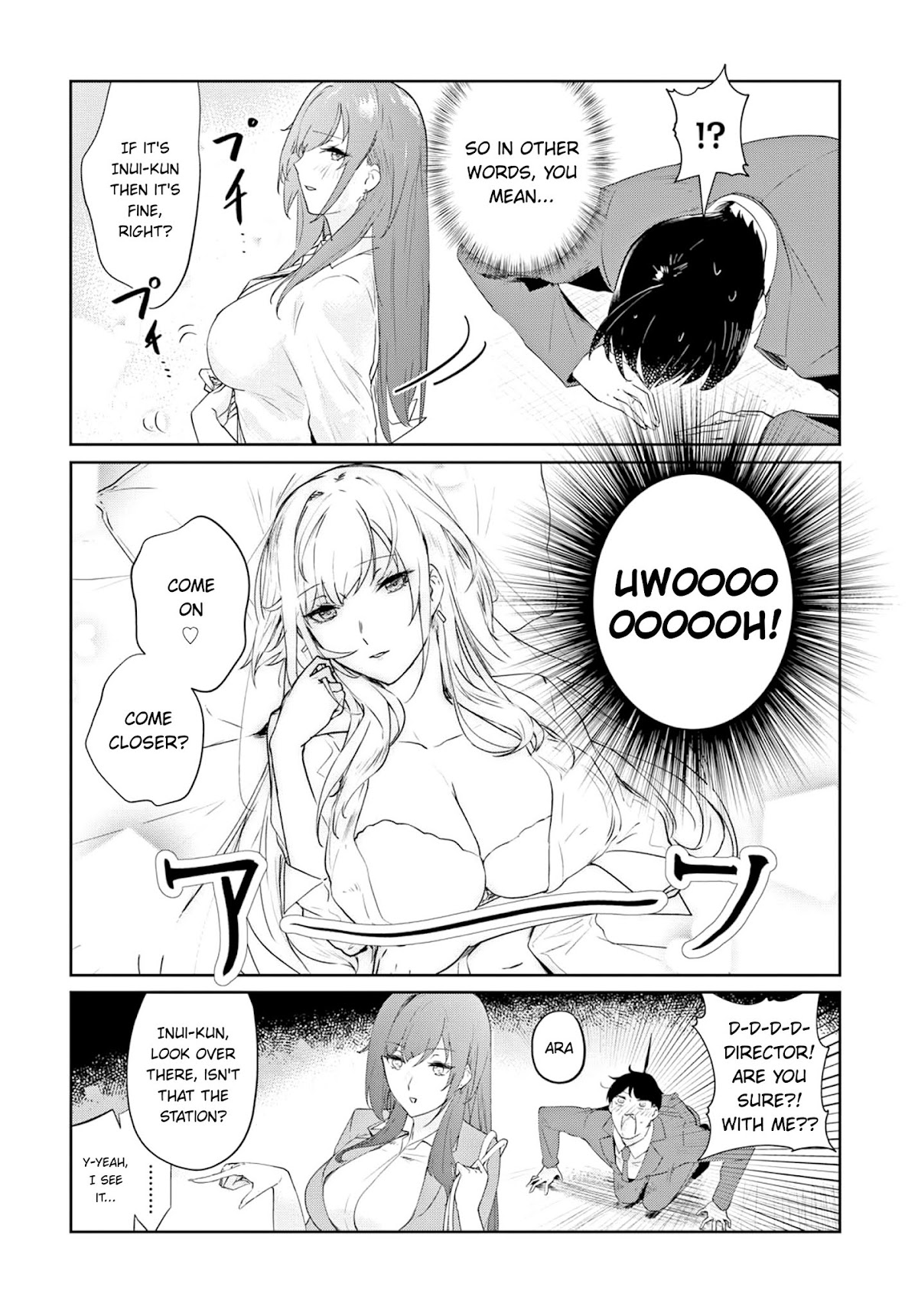 Shishidou-san ni Shikararetai Chapter 5 page 13 - Chapter 5: The director has had a lot to drink.